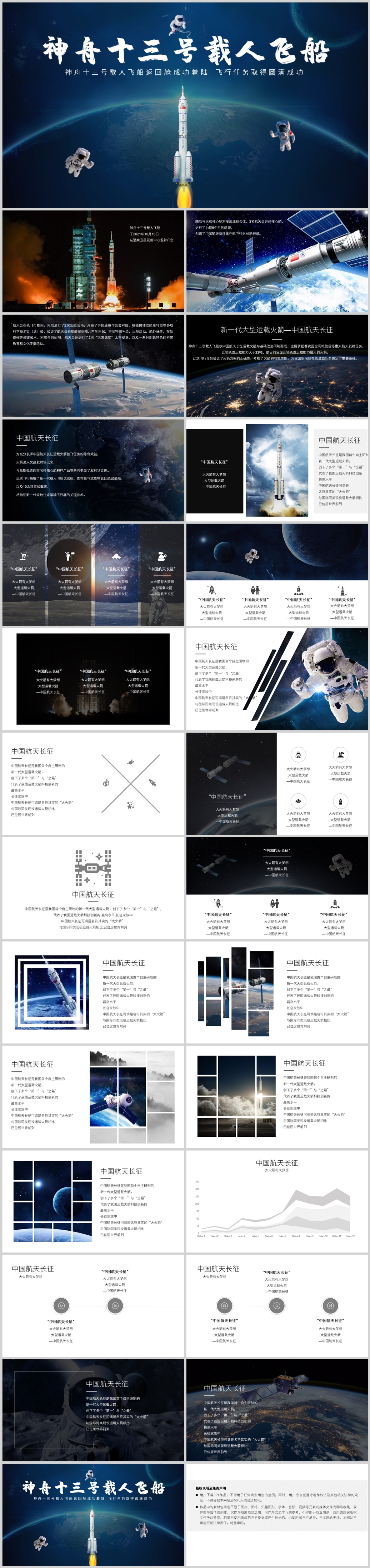神舟十三号载人飞船PPT